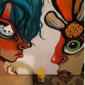 Image client Peinture acrylique Lukas Cryl Terzia 500 ml - Blanc de Titane (4808)