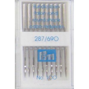 Aiguilles pour machine à coudre Sys. 287(690) Standard 16/100 10 pièces Aiguilles pour machine à coudre Sys. 287(690) Standard 16/100 10 pièces