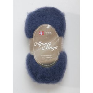 Fil Viking Alpaga Maya 50g - Marine (727) Fil Viking Alpaga Maya 50g - Marine (727)