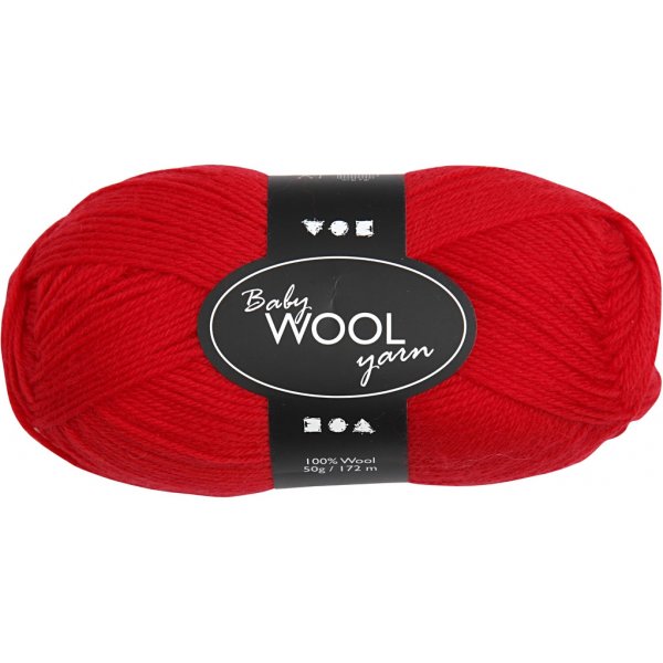 Fil pour bb - rouge - 50 g