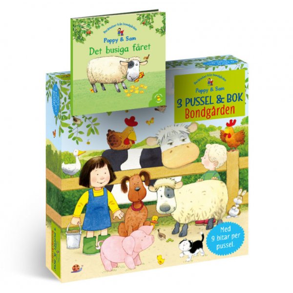 3 puzzles et livre : Bondgrden