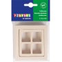 Fentre en bois - miniature - 2 pcs