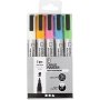 Marqueurs à craie - couleurs fortes - 5 pcs