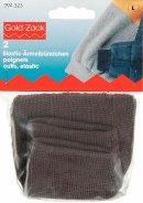 Poignets élastiques marron 2 pcs Poignets élastiques marron 2 pcs