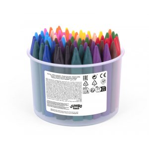 Crayon - Jovi - Jumbo 72 crayons de cire triangulaires Crayon - Jovi - Jumbo 72 crayons de cire triangulaires