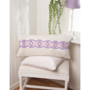 Patron tricot - Coussin avec carrés au crochet Patron tricot - Coussin avec carrés au crochet