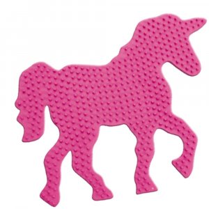 Assiette perlée - Licorne Assiette perlée - Licorne