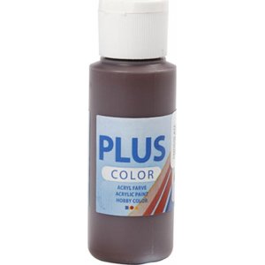 Peinture Plus Color Hobby - chocolat - 60 ml Peinture Plus Color Hobby - chocolat - 60 ml