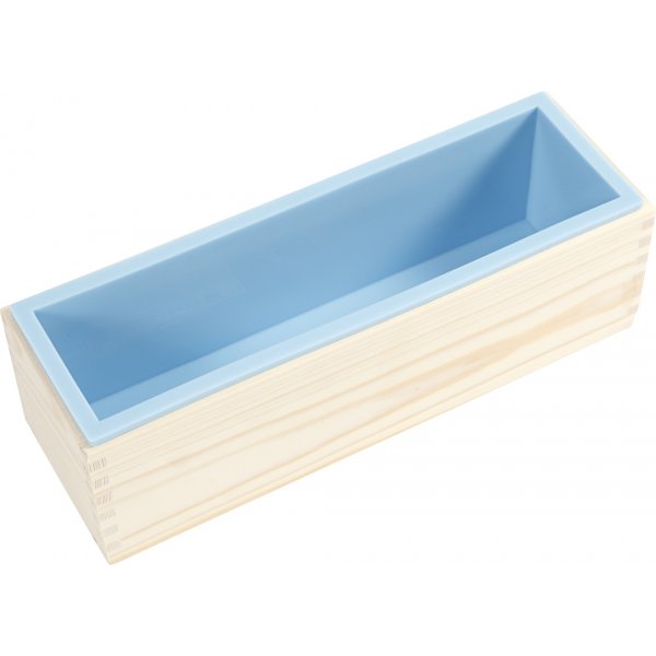 Moule en silicone dans une bote en bois