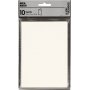 Carte - blanc cass - 10,5 x 15 cm - 10 pcs