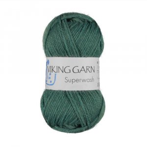 Fil Viking Superwash 50g - Bleu-vert (134) Fil Viking Superwash 50g - Bleu-vert (134)
