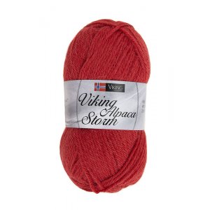 Fil Viking Alpaca Storm 50g - Rouge (550) Fil Viking Alpaca Storm 50g - Rouge (550)