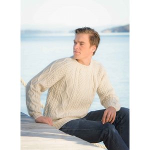 Patron tricot - Pull Aran homme Patron tricot - Pull Aran homme