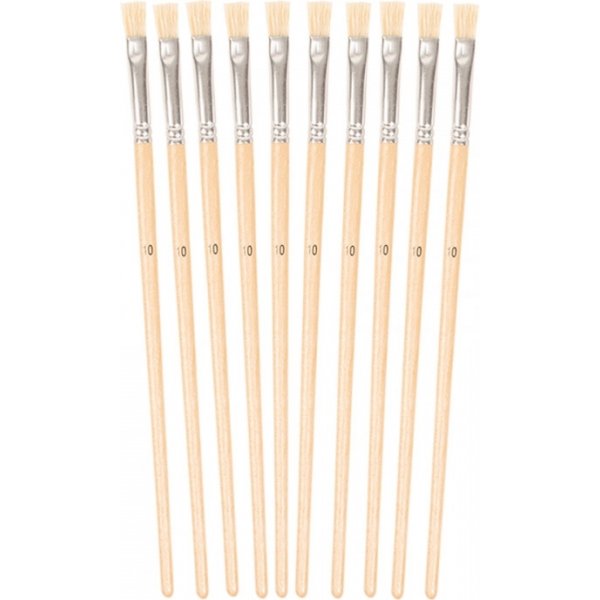 Brosse  poils no. 10 - 10 pices