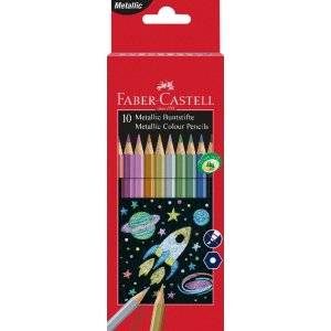 Crayons de couleur Métallisés - 10 couleurs Crayons de couleur Métallisés - 10 couleurs