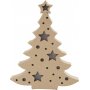 Figurine en carton avec lumire intgre - Sapin de Nol