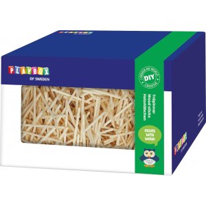 Bâtons de bois dans une boîte Bâtons de bois dans une boîte