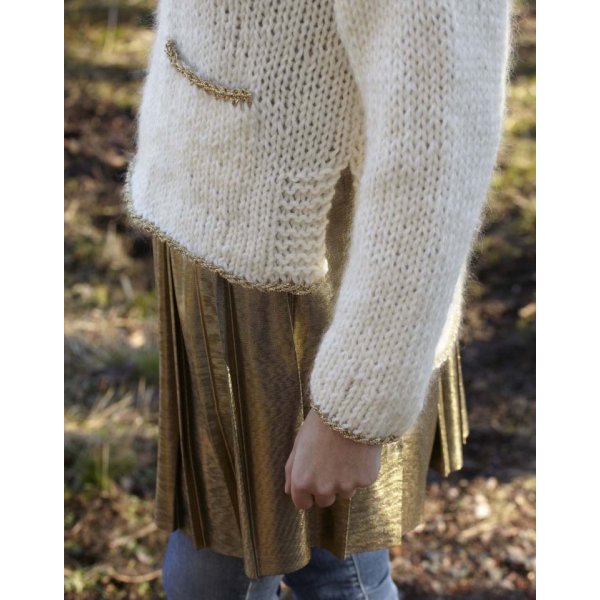 Patron tricot - Chemise femme manches longues (tout autour)