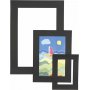 Cadres passe-partout - noirs - A3, A4, A5 - 75 pcs