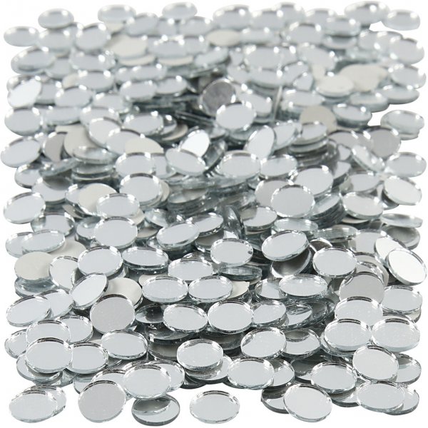 Mosaque miroir - ronde - 10 mm - 500 pcs
