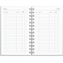 Calendrier 24/25 Compact - Textile vert