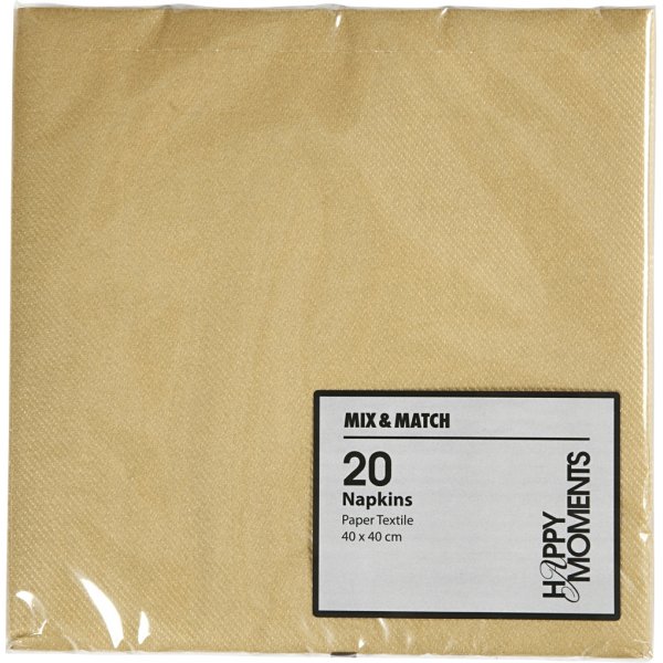 Serviettes - or - 20 pcs