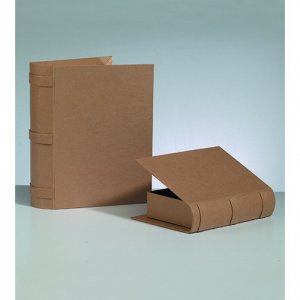 Coffret "livre" 22,5x18x6 / 18x13,5x4,5cm - Set 2 parties Coffret "livre" 22,5x18x6 / 18x13,5x4,5cm - Set 2 parties