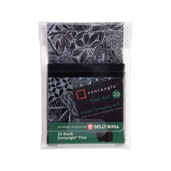 Outil Zentangle - Cartes noires