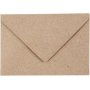 Enveloppe recycle - naturel - 7,8 x 11,5 cm - 50 pcs