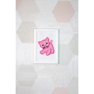 Kit de broderie Broderie enfant - Chat Kit de broderie Broderie enfant - Chat