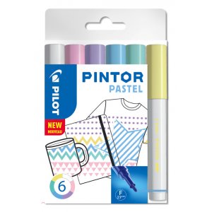Set de crayons fibre Pilot Pintor (Pastel Mix) - Fin Set de crayons fibre Pilot Pintor (Pastel Mix) - Fin