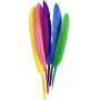 Plumes - couleurs mélangées - 48 pcs