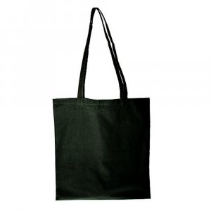 Sac en tissu 38x42 cm Anses Longues - Noir Sac en tissu 38x42 cm Anses Longues - Noir