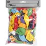 Ballons - couleurs mlanges - 23 cm - 100 pcs
