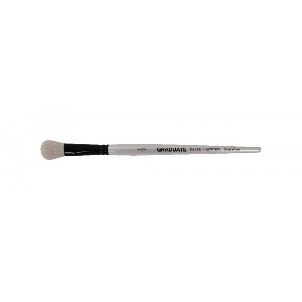 Pinceau acrylique Graduate White Goat Hair Oval Wash