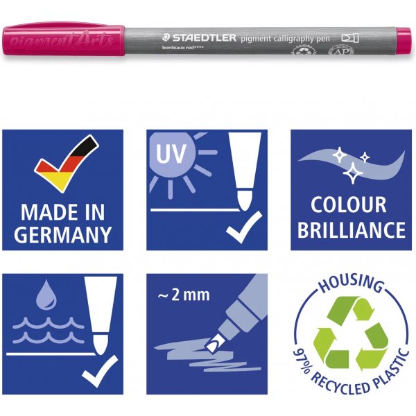 Pigment pour stylo de calligraphie