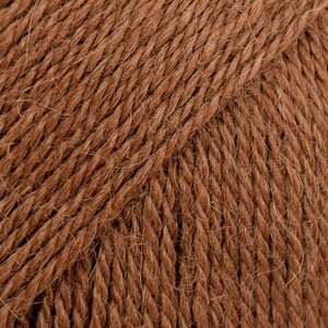 Laine DROPS Alpaga Uni Color - 50 g - Brun cuivré (9041) Laine DROPS Alpaga Uni Color - 50 g - Brun cuivré (9041)
