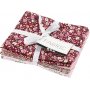 Tissu patchwork - rose - 4 pcs