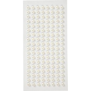 Demi-perles - blanches - 144 pcs Demi-perles - blanches - 144 pcs