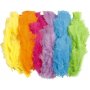 Duvet sur fil d'acier - couleurs mlanges - 144 x 3 pcs