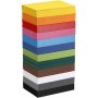 Carton cratif - couleurs mlanges - A6 - 12x100 pcs