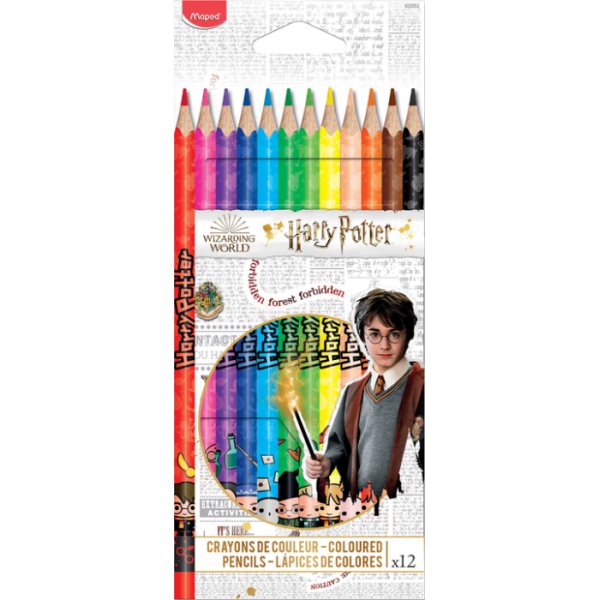 Harry Potter - Crayons de couleur paquet de 12