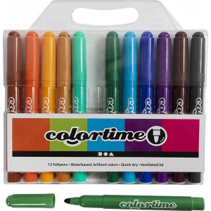 Crayons Colortime - couleurs complémentaires - 5 mm - 12 pcs Crayons Colortime - couleurs complémentaires - 5 mm - 12 pcs