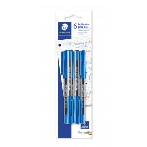 Stylo encre Stick M Bleu - 6 Stylos Stylo encre Stick M Bleu - 6 Stylos