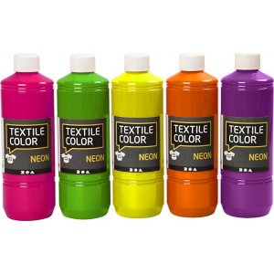 Coloration textile Textile Color - couleurs mélangées - 5 x 500 ml Coloration textile Textile Color - couleurs mélangées - 5 x 500 ml