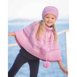 Patron tricot - Poncho et bonnet (1309-27) Patron tricot - Poncho et bonnet (1309-27)