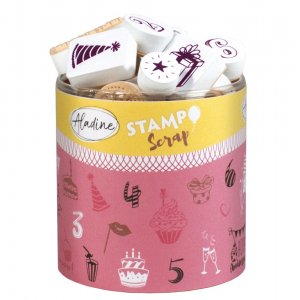Timbres Stampo 34+1 pièces - Anniversaire Timbres Stampo 34+1 pièces - Anniversaire