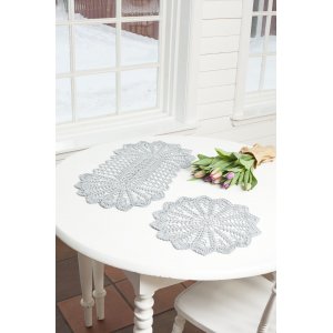 Patron au crochet - Nappe et chemin de table au crochet Patron au crochet - Nappe et chemin de table au crochet
