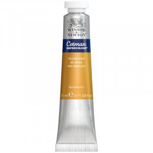 Peinture aquarelle - Cotman - 21ml - Or jaune