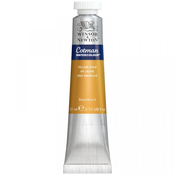 Peinture aquarelle - Cotman - 21ml - Or jaune